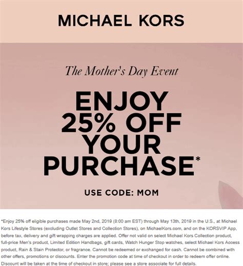 michael kors sale coupon|michael kors coupon first order.